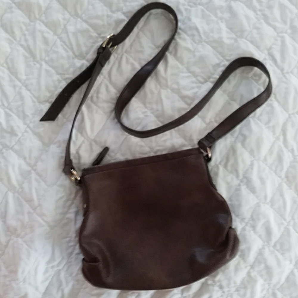 🌞 LIKE NEW! LIZ CLAIBORNE Brown Leather Purse